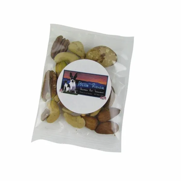 1oz. Goody Bags - Deluxe Mixed Nuts - Custom Banners Now