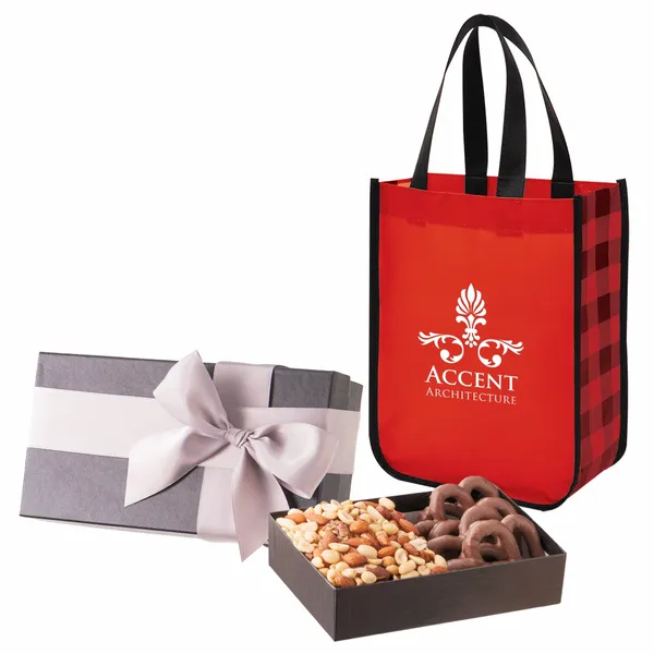 Executive Gift Set With Northwoods Laminated Non-Woven Tote Bag - Custom Banners Now