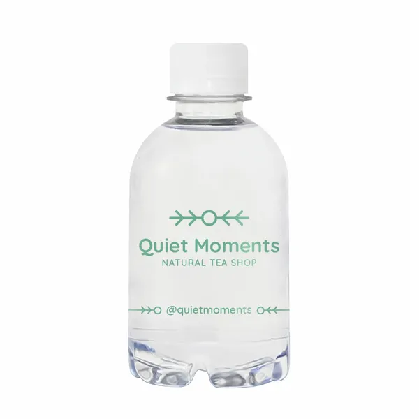 8 oz Plastic Bullet Bottle – Screen Printed Custom Water - Custom Banners Now