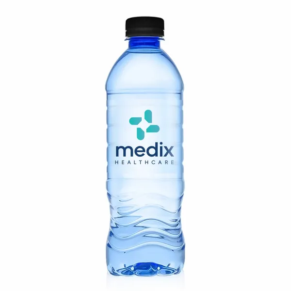 16.9 oz Blue Water Bottle - Custom Banners Now