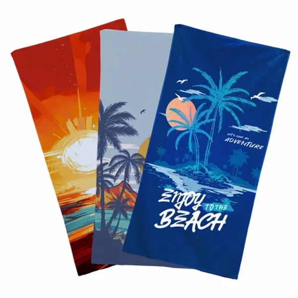 Custom Beach & Pool Towels - Custom Banners Now