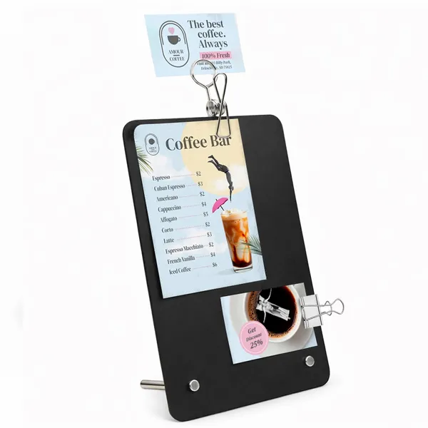 Metal Desk Display - Custom Banners Now