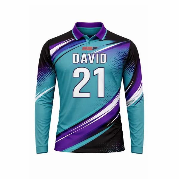 Full Color Sublimated Long Sleeve Polo - Custom Banners Now