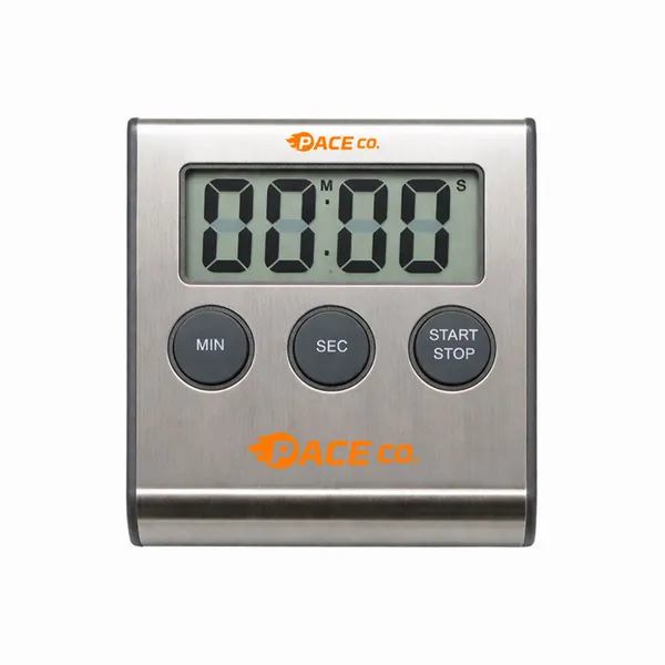 Brushed Steel Timers