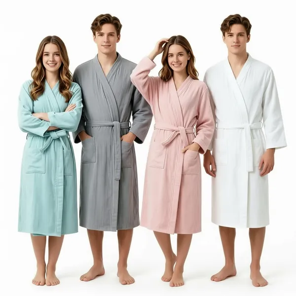 4 Layer Gauze Cotton Bathrobes - Custom Banners Now