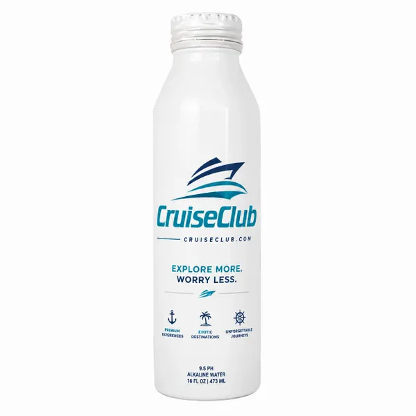 16 oz Aluminum Tall and Skinny Bottle (with Direct Print) - Custom Banners Now