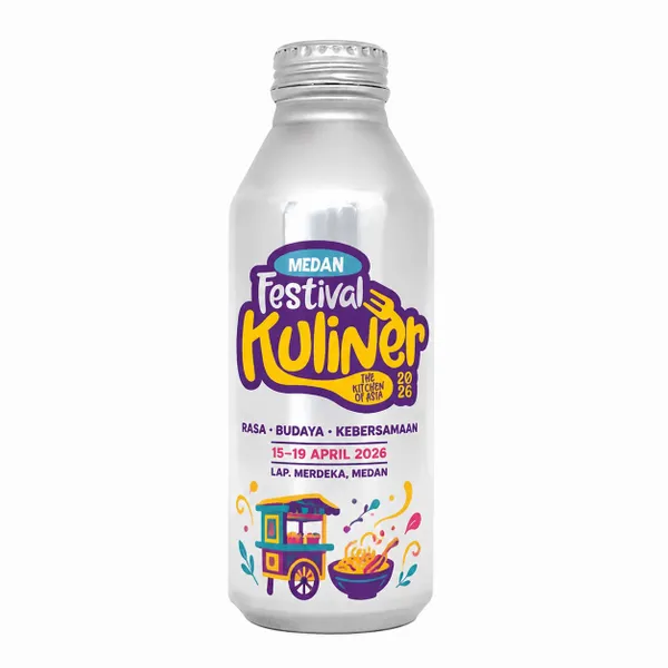 16 oz Aluminum Chubby Bottle with Direct Print - Custom Banners Now