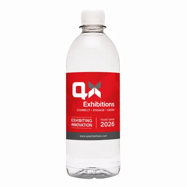 16.9 oz Light Blue Water Bottle - Custom Banners Now