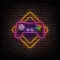 Gamer Joystick Neon Sign - Custom Banners Now