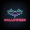 Halloween Neon Sign with Bat - Custom Banners Now