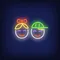 Smiling Girl Boy Faces Neon Sign - Custom Banners Now