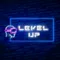 Level Up Neon Sign - Custom Banners Now