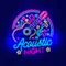 Acoustic Night Party Neon Sign - Custom Banners Now
