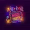 Music Party Neon Sign - Custom Banners Now