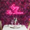 Enjoy The Dinner Neon Sign - Custom Banners Now