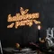Halloween Night Typography Neon Sign - Custom Banners Now