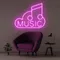 Music Neon Sign - Custom Banners Now