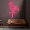 Flamingo Neon Light - Custom Banners Now