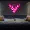Abstract Deer Neon Sign - Custom Banners Now