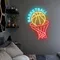 Basketball Neon Sign - Custom Banners Now