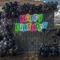 Colorful Happy Birthday Neon Sign - Custom Banners Now