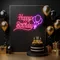 Happy Birthday Glow Neon Sign - Custom Banners Now