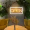 Inviting Open Neon Sign - Custom Banners Now