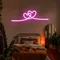 Infinity Heart Pink Neon Sign - Custom Banners Now