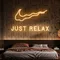 Nike Just Relax Neon Sign - Custom Banners Now