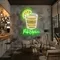 Pub Open Sip Glass Neon Sign - Custom Banners Now