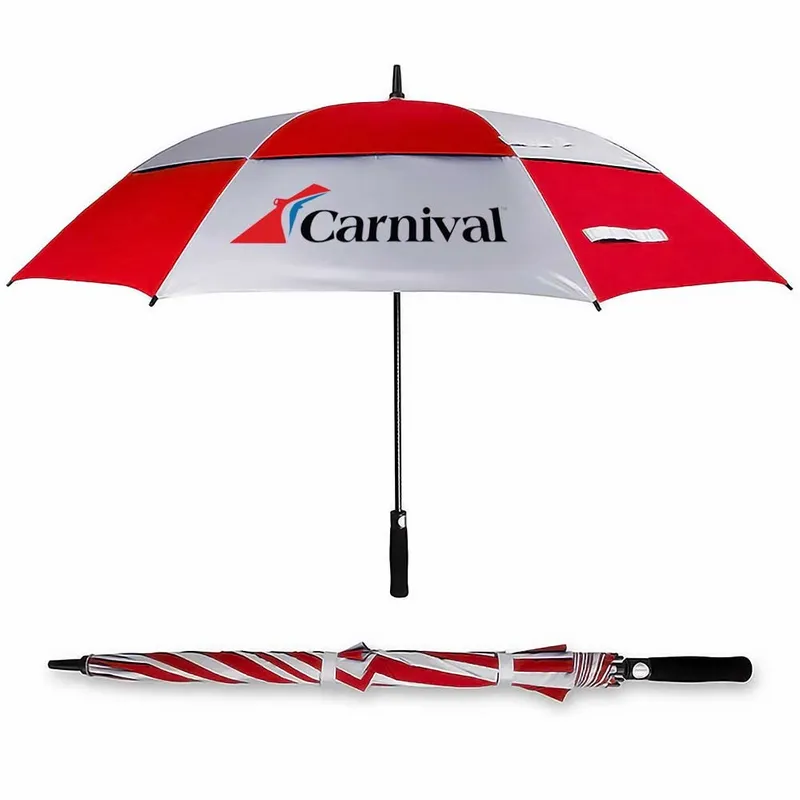 Vented Golf Umbrella - 62 in Arc - Custom Banners Now