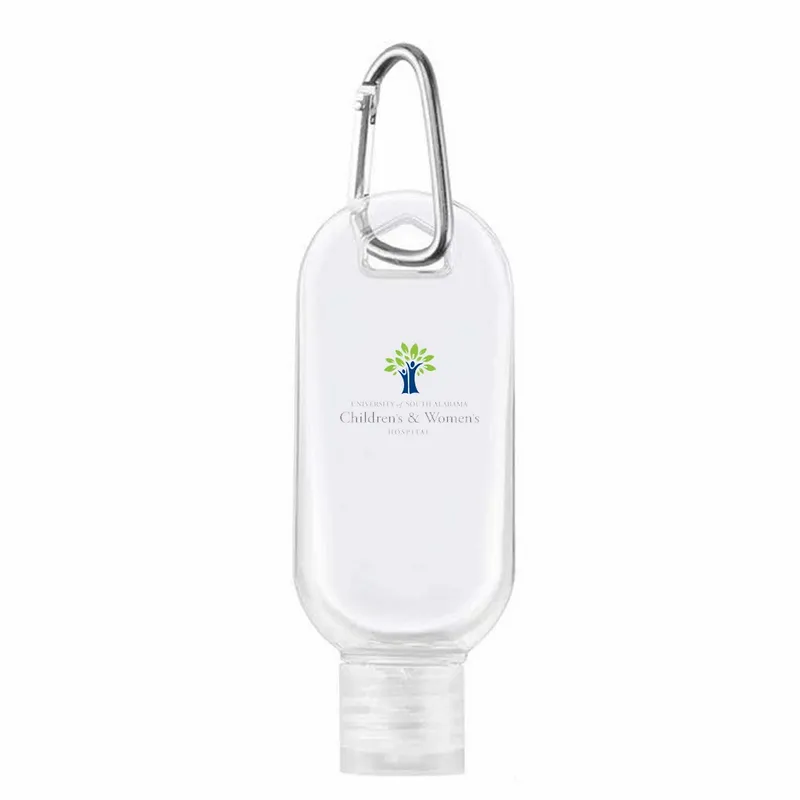 Sanitizer Bottles With Carabiner - Custom Banners Now