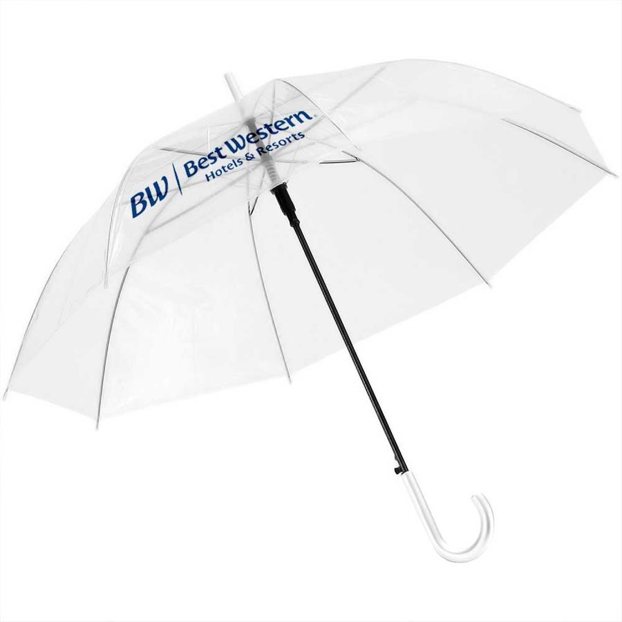 Clear Umbrellas - Custom Banners Now