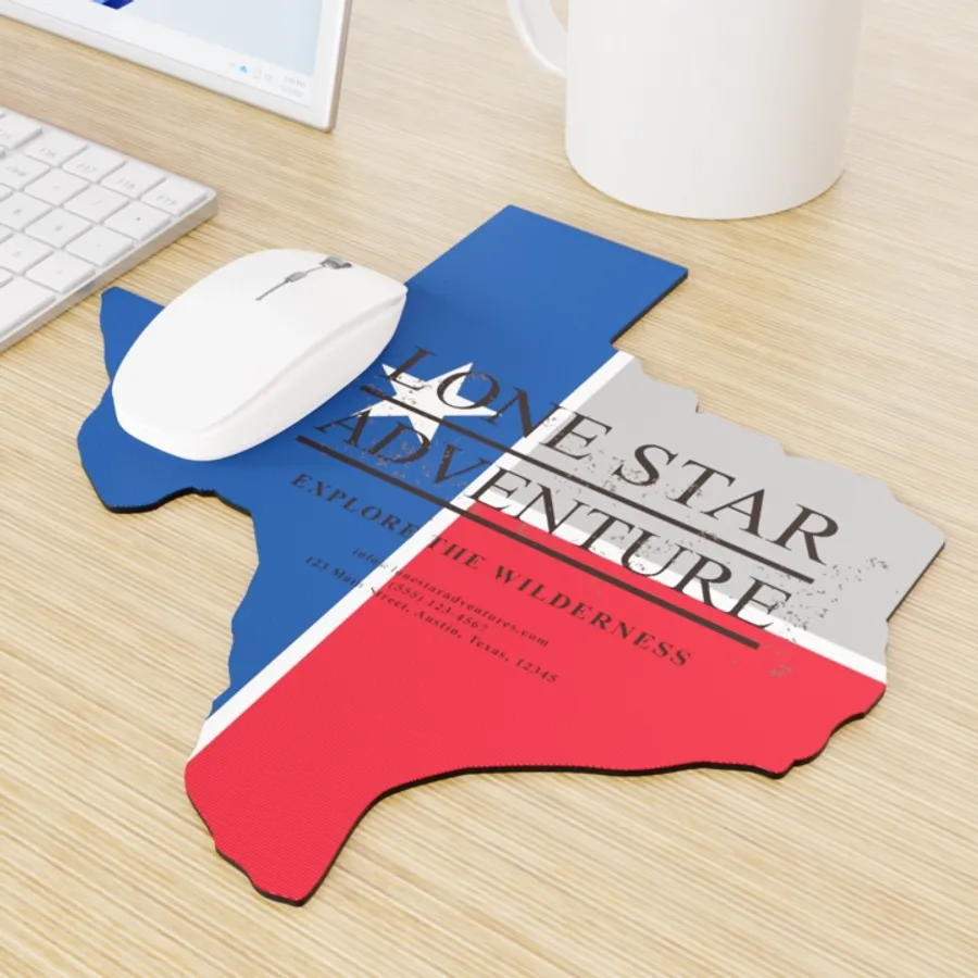 Custom Shape Die Cut Mouse Pad - Custom Banners Now