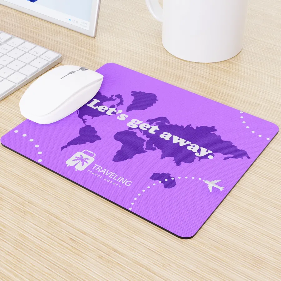 Custom Printed Rectangular Mouse Pad - Custom Banners Now