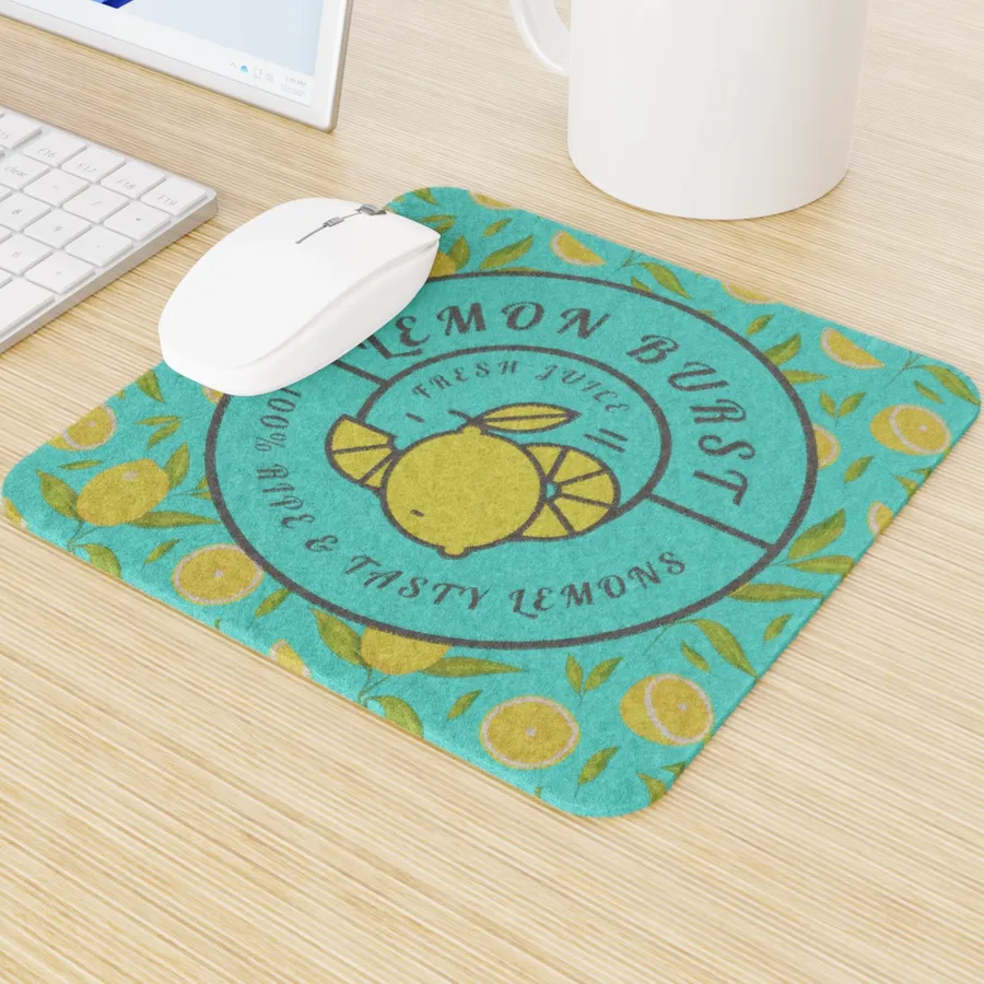 Custom Wool Felt Mouse Pad - Custom Banners Now