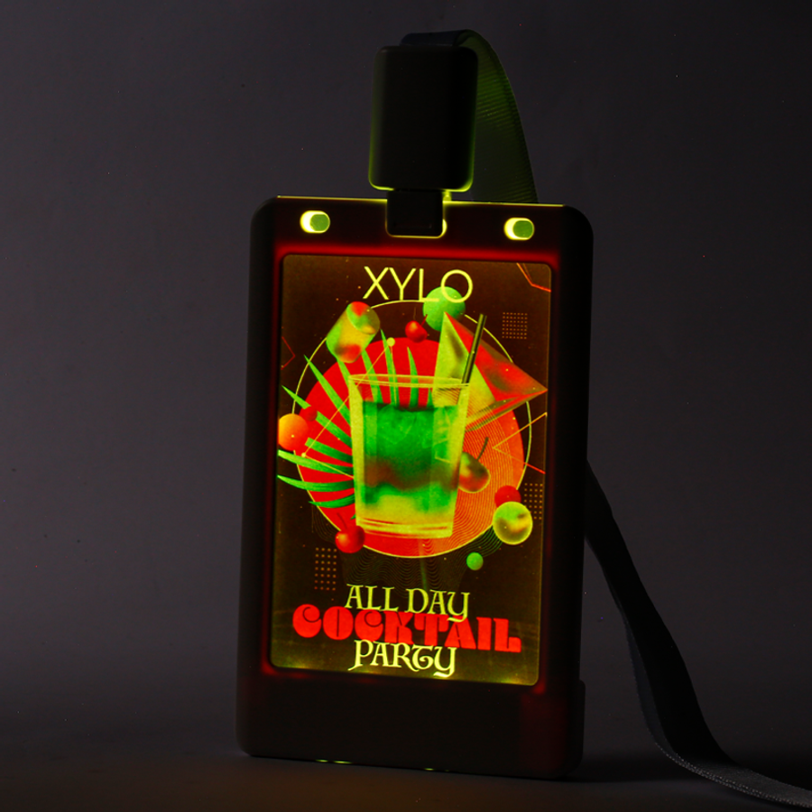 Glow Badge Holder - Custom Banners Now