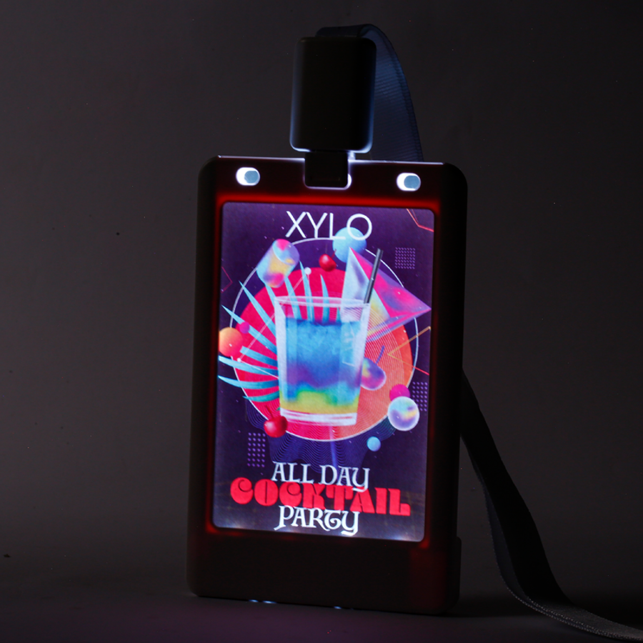 Glow Badge Holder - Custom Banners Now