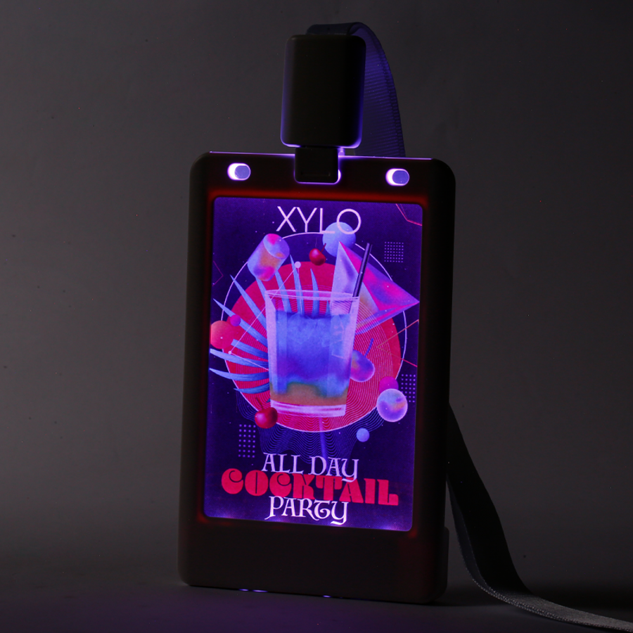 Glow Badge Holder - Custom Banners Now