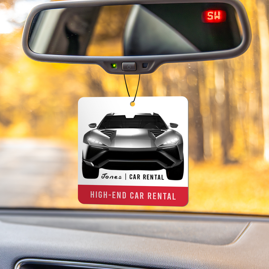 Customized Car Air Freshener - Custom Banners Now