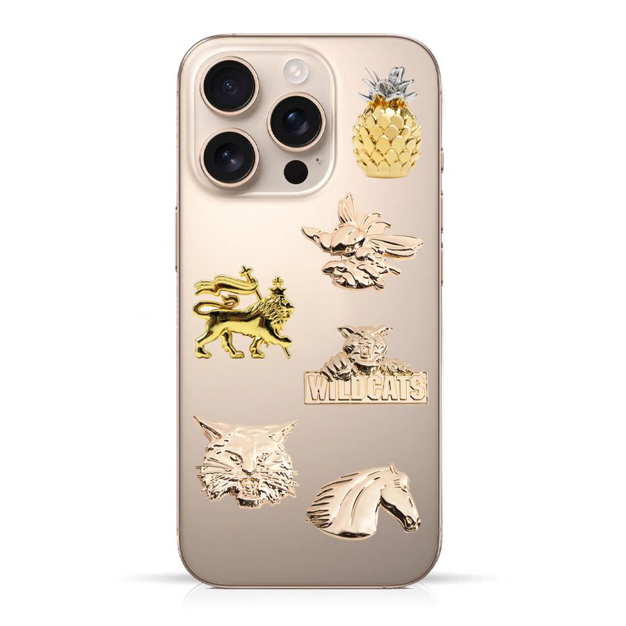 Phone Metal Badge Stickers - Custom Banners Now