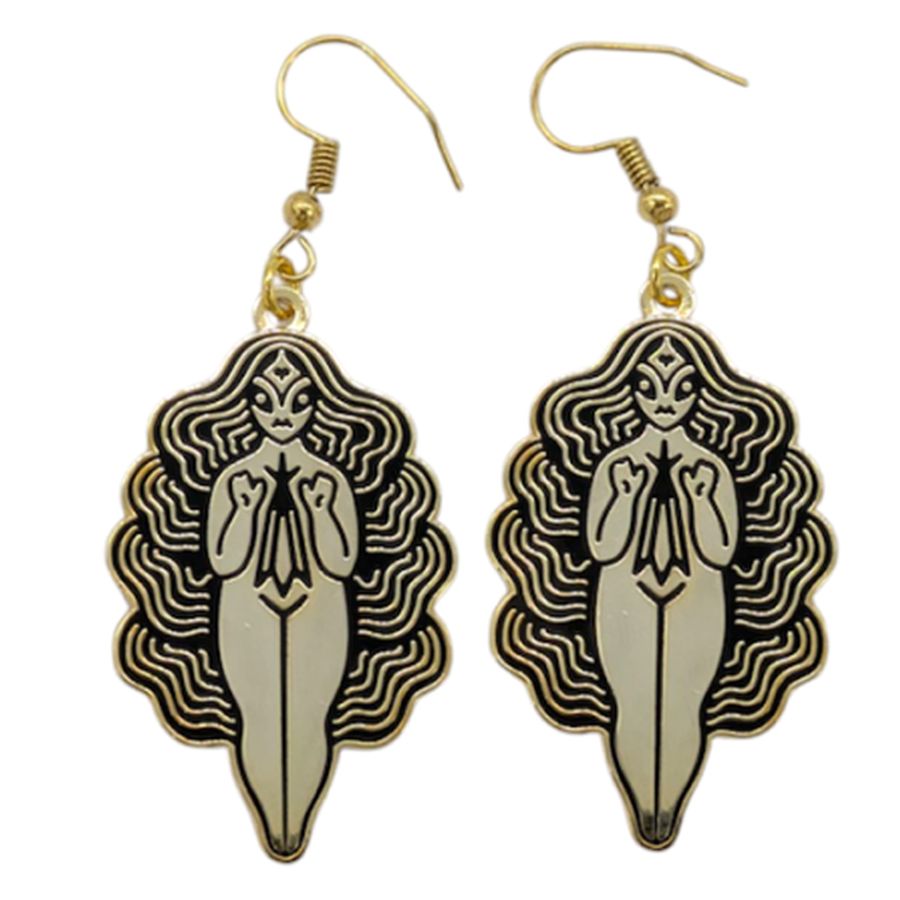 Hard Enamel Metal Earrings - Custom Banners Now