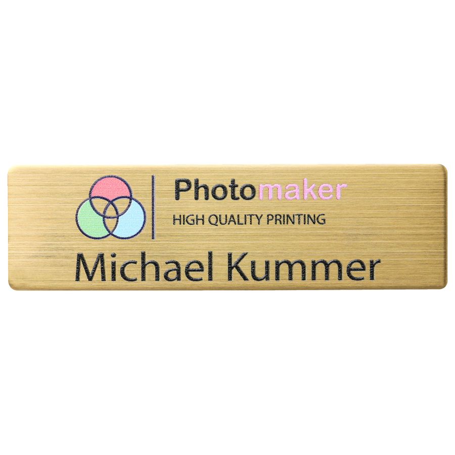 UV Printed Name Badges - Custom Banners Now