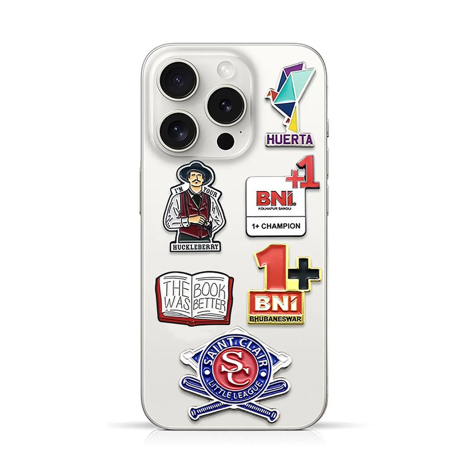 Soft Enamel Metal Sticker - Custom Banners Now