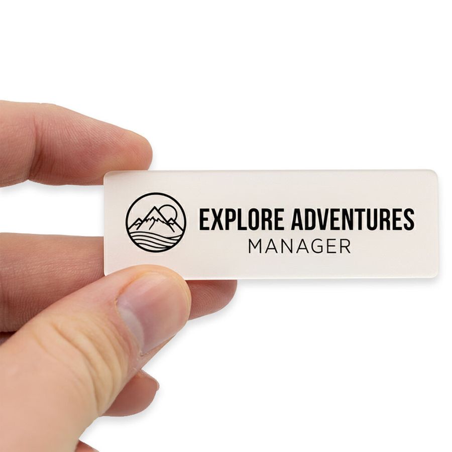 Acrylic Name Badges - Custom Banners Now