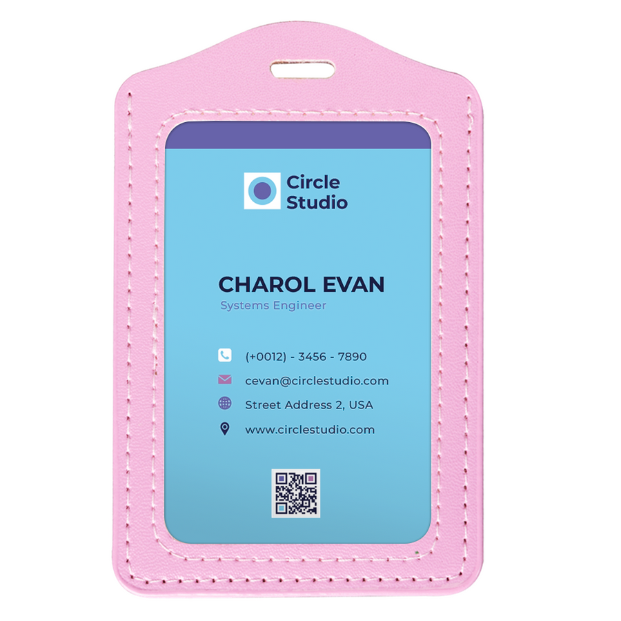 Custom PU Badge Holders - Custom Banners Now