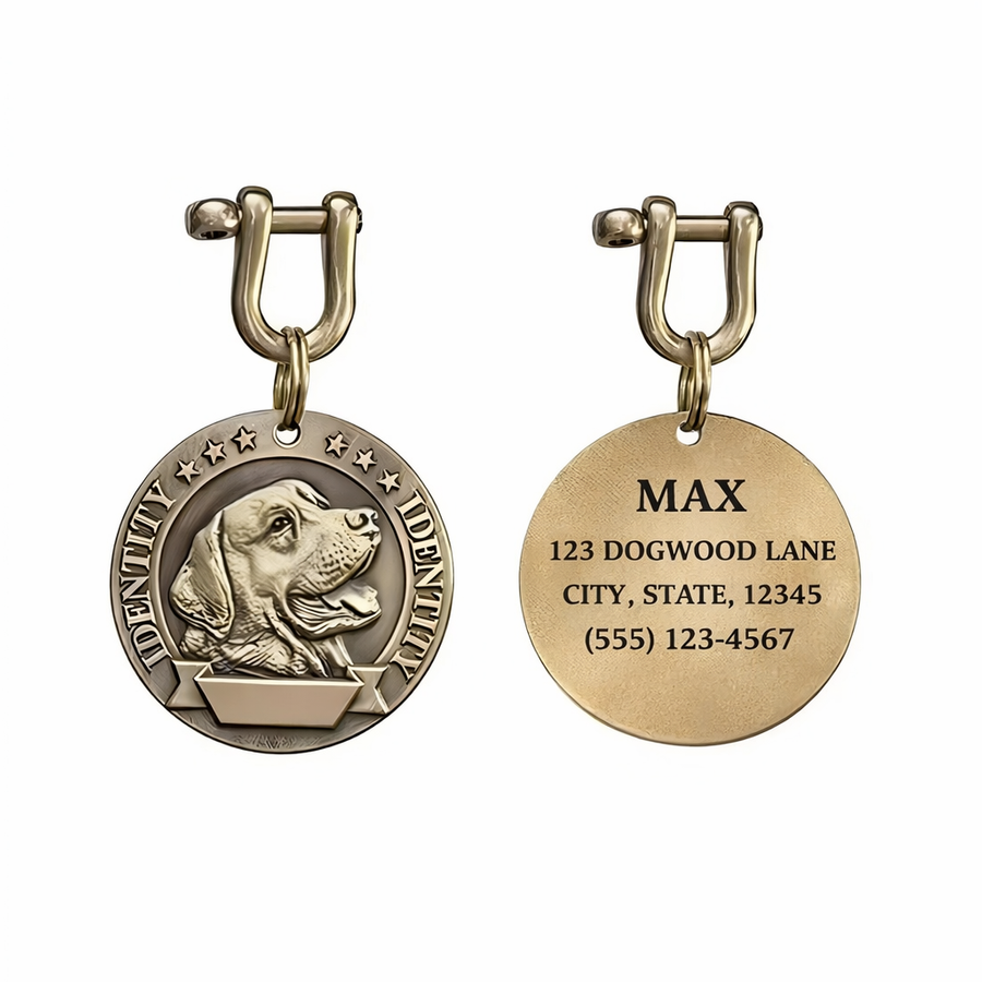 Copper Dog Tags - Custom Banners Now