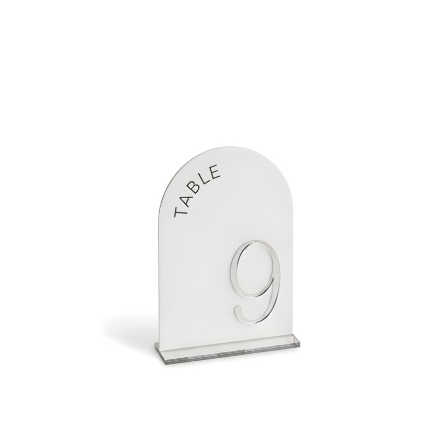 Metallic Table Numbers - Custom Banners Now