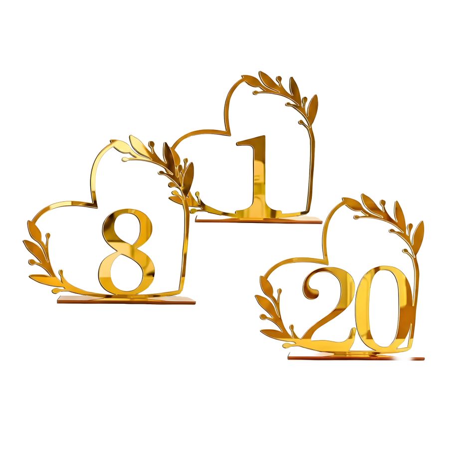 Wedding Table Numbers - Custom Banners Now