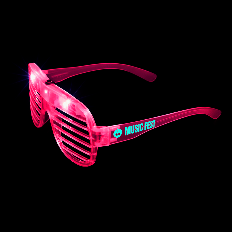 Light-Up LED Slotted Glasses - Custom Banners Now